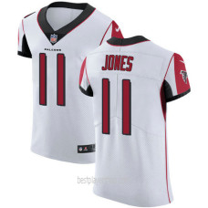 Julio Jones White Jersey Bestplayer Mens Elite #11 Atlanta Falcons Road Vapor